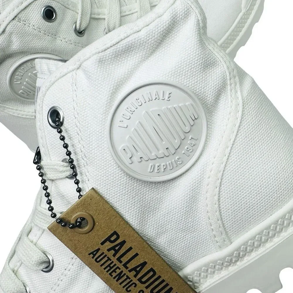 Palladium Pampa Hi Original Lace Up Sneakers 92352-116-M - Size 8 - Star White